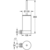 GROHE 41215KF0 Selection Tуалетный ёршик с держателем, фантомный чёрный