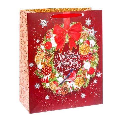 Пакет «Чудесного Нового Года», 40×49×19 см