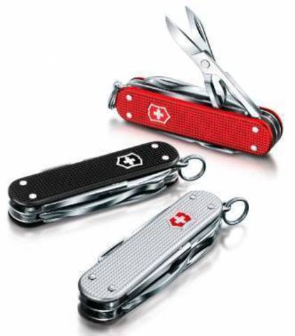 Нож-брелок Victorinox MiniChamp Alox, 58 mm Black (0.6381.23)