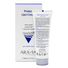 Липо-крем защитный с маслом норки Protect Lipo Cream, 50 мл, ARAVIA Professional