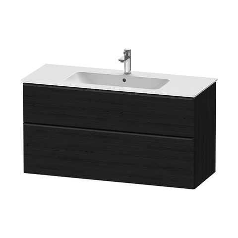 Duravit D-Neo Тумбочка подвесная, 625x1210x462, 1 ящик цвет: Black Oak DE436401616