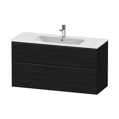 Duravit D-Neo Тумбочка подвесная, 625x1210x462, 1 ящик цвет: Black Oak DE436401616 фото