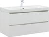Aquanet 316655 Компл.1 - Тумба Вега 100 2 ящ. цв.белый глянец (316655)