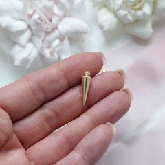 Подвеска Шип 20*6 мм, 1 шт, позолота, П329