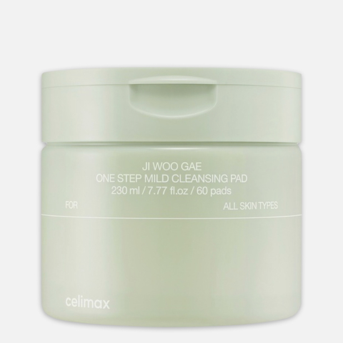 CELIMAX Jiwoogae one step mild cleansing pad Пэды для очищения кожи и снятия макияжа, 60шт