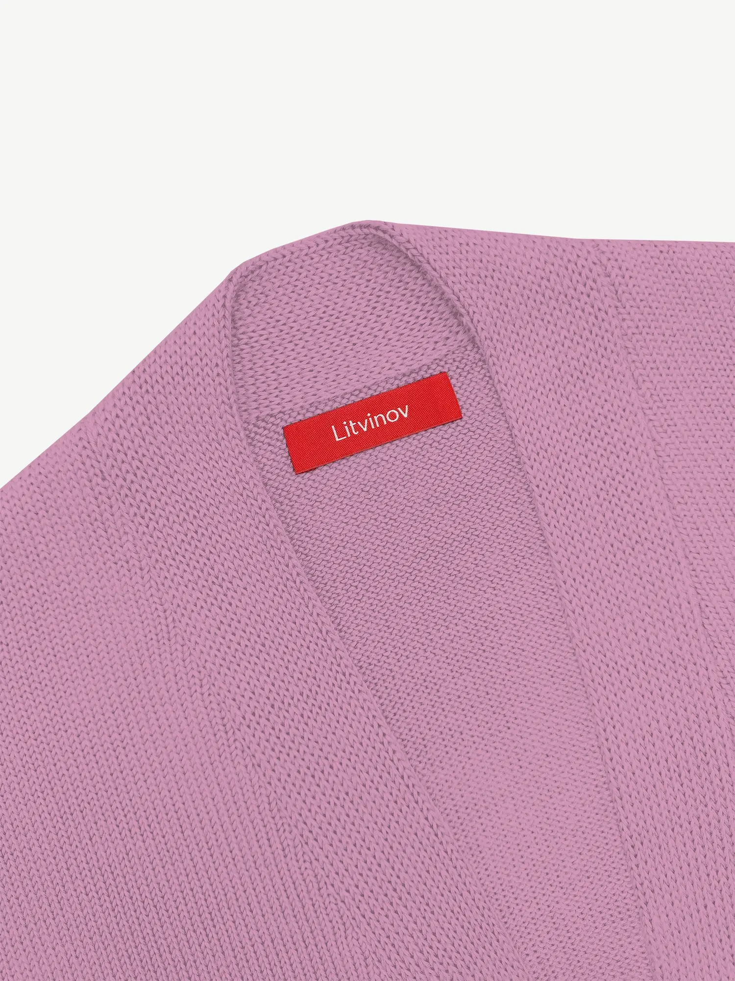 Кардиган с планкой из шелка