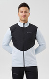 Премиальный костюм для лыж и зимнего бега Nordski Hybrid Pro 2.0 Pearl Blue/Black мужской