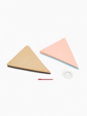 Гирлянда-флажки из фетра, «Слоник», 12 флажков (17*16 см*1,6 м)