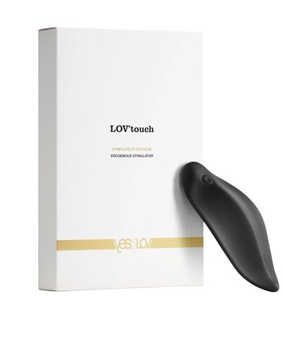 Черная вибровкладка в трусики LOV’Touch