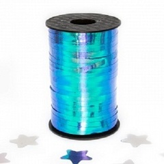 Лента голография (0,5см*250м) Северное сияние, Синий