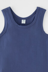 майка  для мальчика  К 1190-2уп/ультрамарин,пыльно-голубой джинс