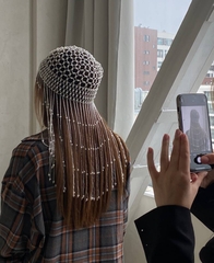 Фероньерка на голову из жемчуга