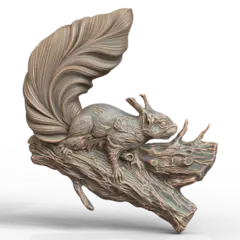 Силиконовый молд Белка (медальон) № 0479