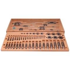 Набор метчиков и плашек M5 -M30 HSS-G 62пр Volkel 48007