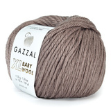 Пряжа Gazzal Baby Wool XL 835 мокко