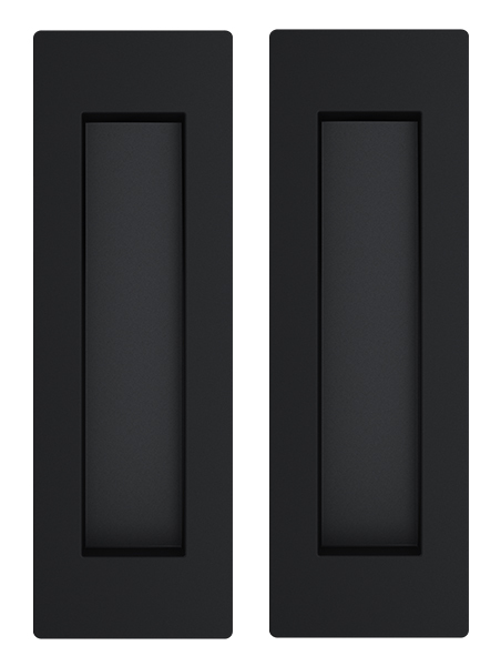 Ручка квадрат для раздвижных дверей Армадилло SH.URB153.010 (SH010 URB) BL-26 (цена за комплект), цвет черный (гарантия - 5 лет)