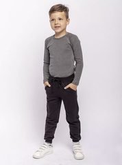 0020_С22 Брюки спортивные, черный