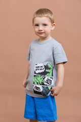 057_БК25 Футболка кор.рукав д/м, серый