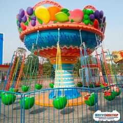 Большая цепочная карусель «Фруктовый вихрь», 16 мест, 6×6×4,5 м