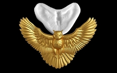 Силиконовый молд № 369 Сова в полете