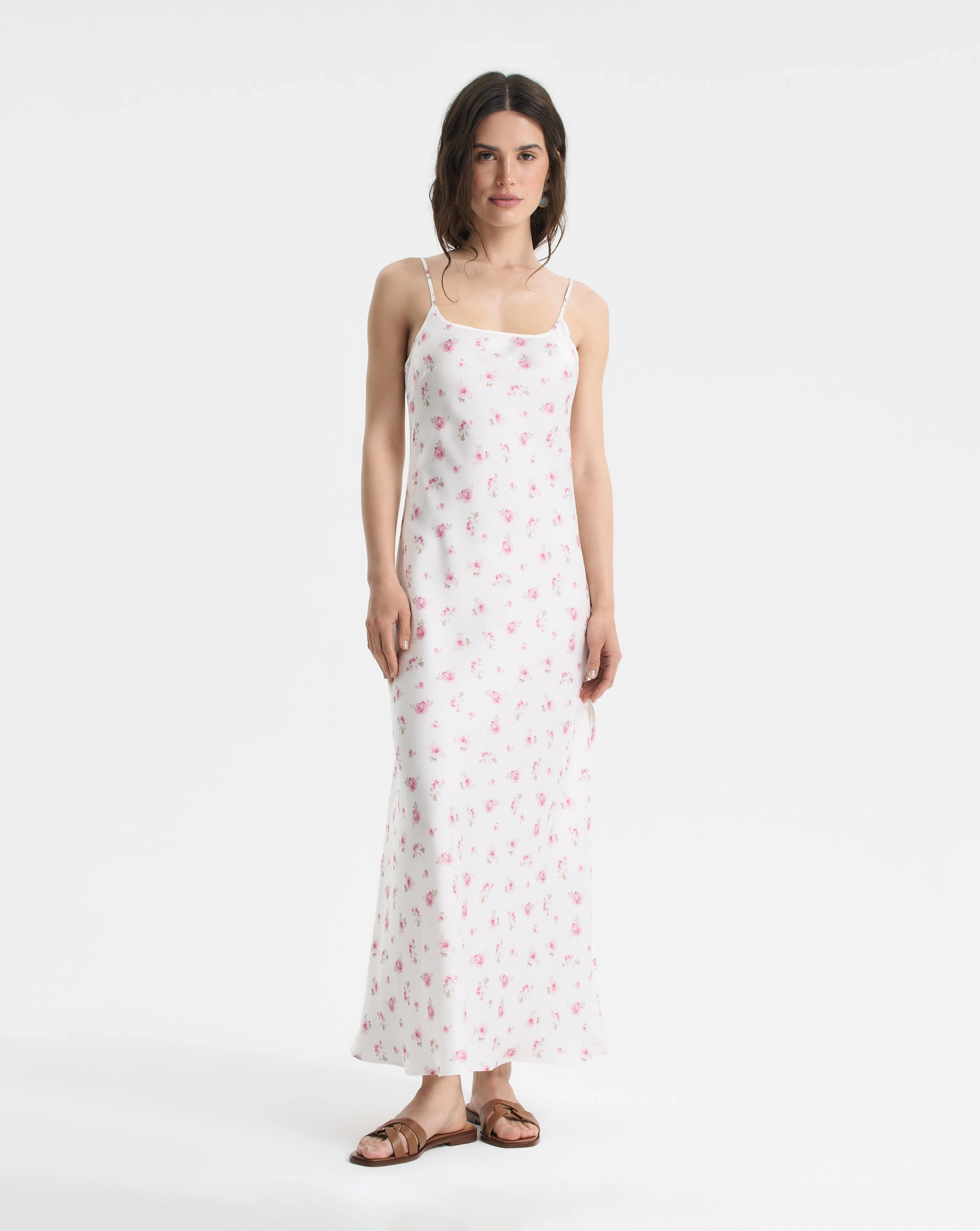 Платье с цветочным принтом