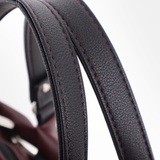 Сумка Саломея 607 наппа бордо + черный