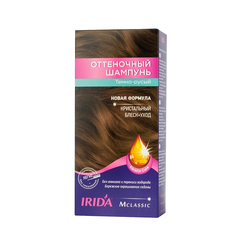 IRIDA М Шампунь оттеночный для окраски волос ТЕМНО-РУСЫЙ 3*25мл