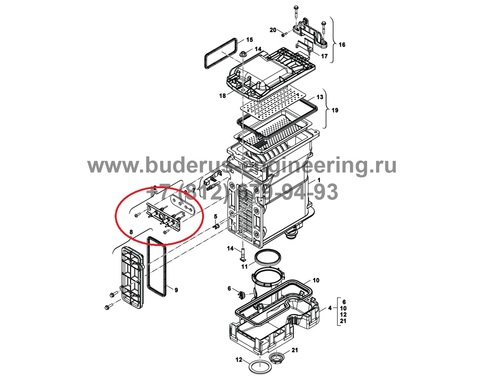 ОРИГИНАЛ Комплект электродов для Buderus GB172 Арт.87186630920