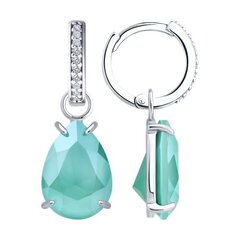 sergi-iz-serebra-s-podveskoj-kaplya-myatnyj-kristall