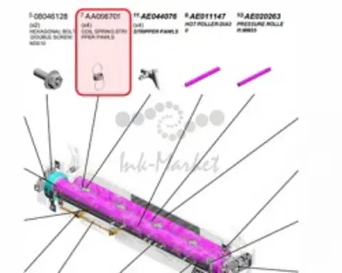AA066701 Витая пружина планки отделения фьюзера. оригинал (актуальный артикул: AA066701) для Ricoh