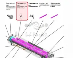 AA066701 Витая пружина планки отделения фьюзера. оригинал (актуальный артикул: AA066701) для Ricoh