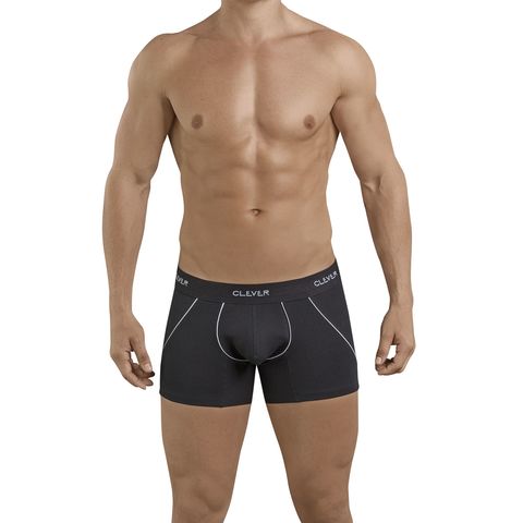 Мужские трусы боксеры черные Clever Stunning Boxer 239911