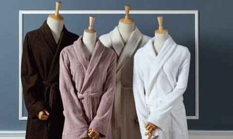 Халат махровый L'appartement Downtown коричневый