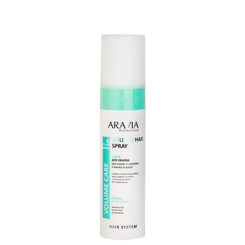 Спрей для объема Volume Hair Spray, 250 мл, ARAVIA Professional