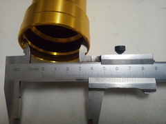 Внешний стакан пера вилки для Honda CBR 1000 RR 2008-2012 /  золотой