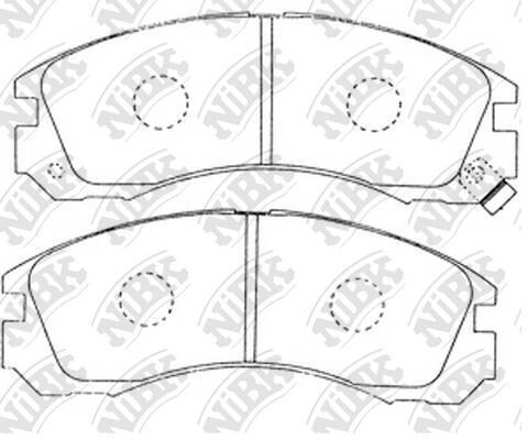 Колодки NiBK PN3233
