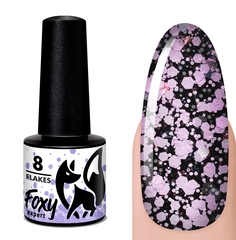 Гель-лак дизайн (Gel polish FLAKES) #08, 5 ml