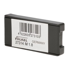 Метчик М 1,8х0,35 (Комплект 3шт) DIN352 HSS-G 6h 32мм a=2,1 Volkel 27314