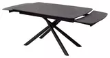 фото 5 Стол RIVOLI 140 MATT BLACK MARBLE SOLID CERAMIC / BLACK, DISAUR на profcook.ru