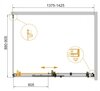 Душевой уголок Cezares STYLUS-SOFT-AH-1 STYLUS-SOFT-AH-1-140/90-C-Cr