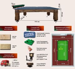 Бильярдный стол для пула 