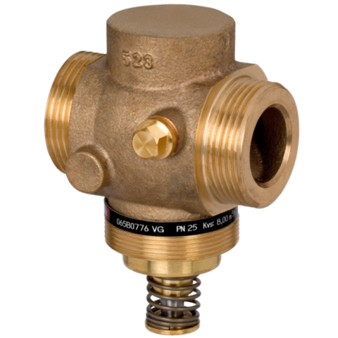 Клапан регулирующий бронза VG Danfoss 065B0770 Ру25 Ду 15 Kvs=0,4 Tmax 150°С НР/НР G3/4