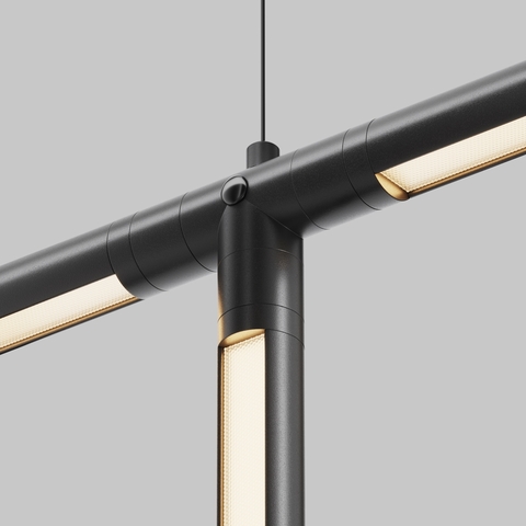 T-образный плоский коннектор для системы без ввода Maytoni SHELF CA015TC-B