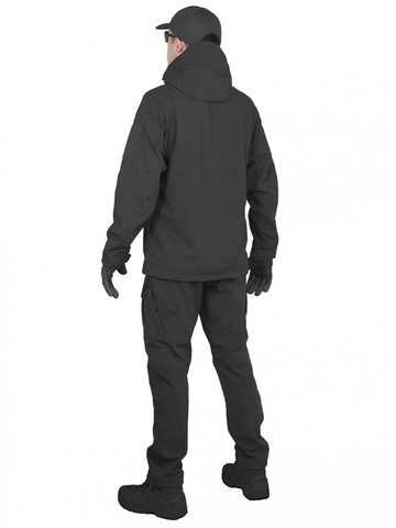 Тактический костюм мужской софтшелл GONGTEX SMARTFOX SOFTSHELL, Черный