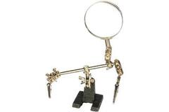 Зажим для пайки Третья рука с лупой Sparta