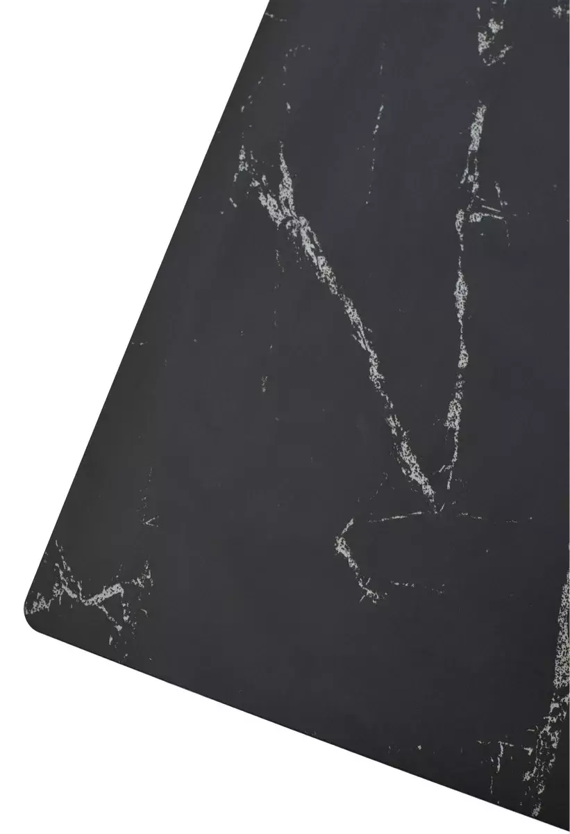 Стол FONDI 180 MARBLES NERO KL-116 Черный мрамор матовый, итальянская керамика/ черн.каркас, DISAUR