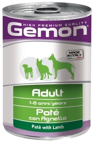 Gemon Dog Adult Pate with Lamb