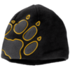 Картинка шапка Jack Wolfskin front paw hat kids black - 1