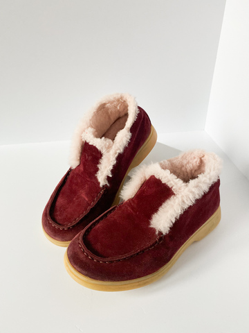 Замшевые ботинки Loro Piana, 27