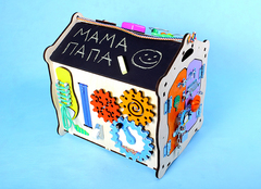 KIMTOYS Бизиборд Домик «Смайлик» (ДС-01)